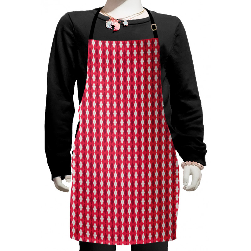 Rhombuses and Crossing Lines Kids Apron