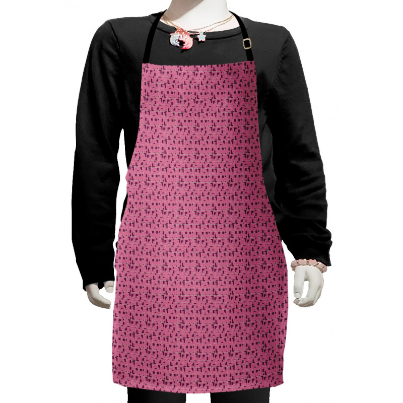 Rectangles Motif Kids Apron