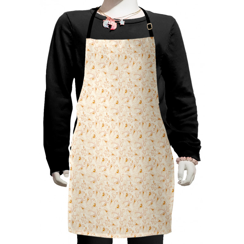 Romantic Petals and Buds Kids Apron