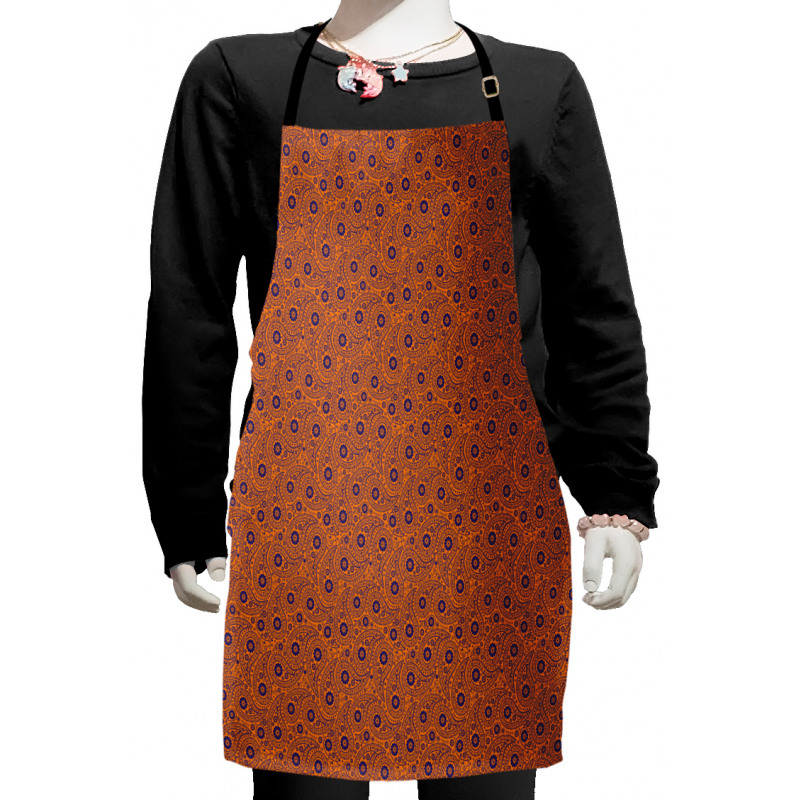 Floral Middle Eastern Art Kids Apron