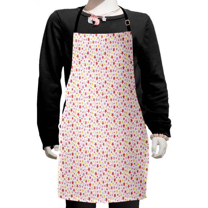 Childish Hatched Paint Kids Apron