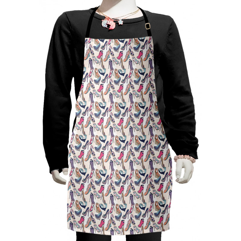 Doodle Shoes Footwear Items Kids Apron