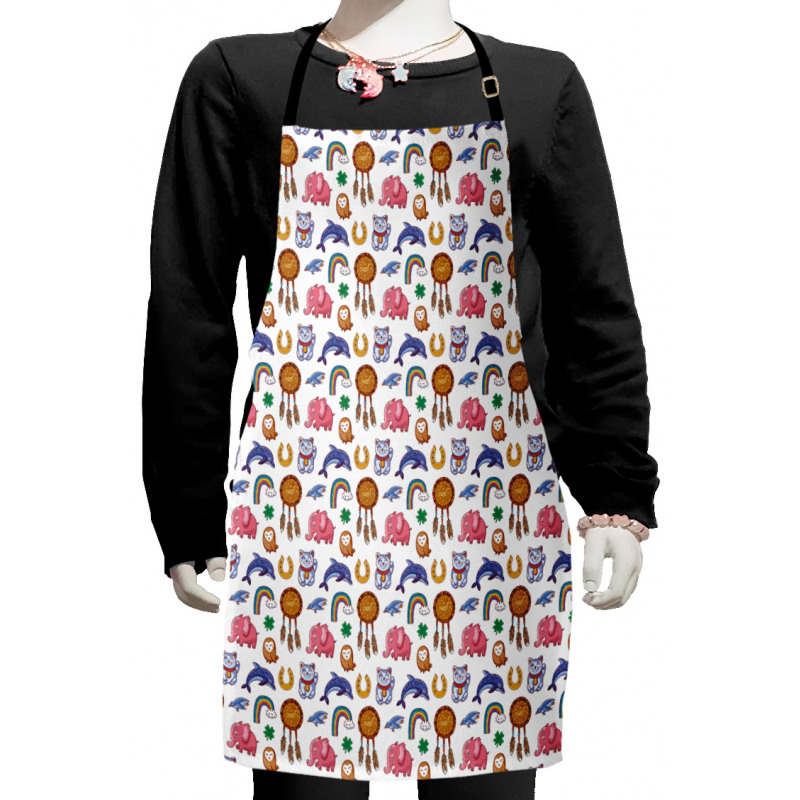 Cartoon Lucky Kids Apron