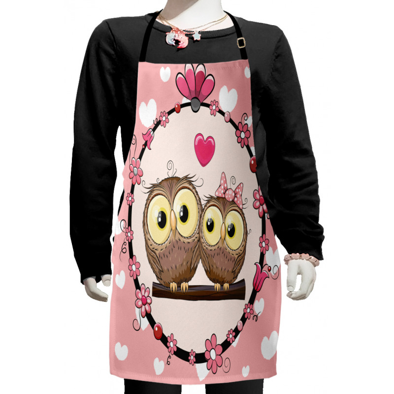 Couple on Branch Kids Apron