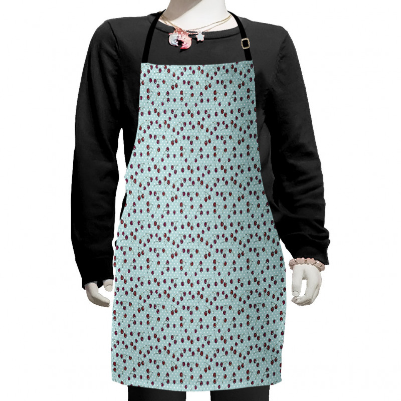 Fruit on Nostalgic Dots Kids Apron