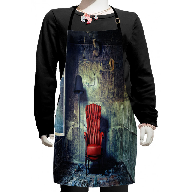 Old Armchair Messy House Kids Apron