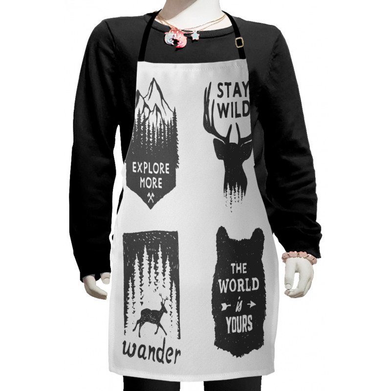 Stay Wild and Wander Kids Apron