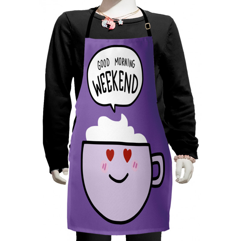 Morning Weekend Kids Apron