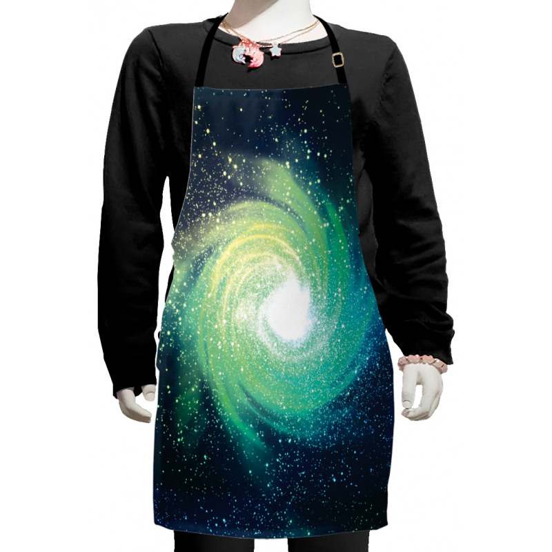 Outer Space Theme Stardust Kids Apron