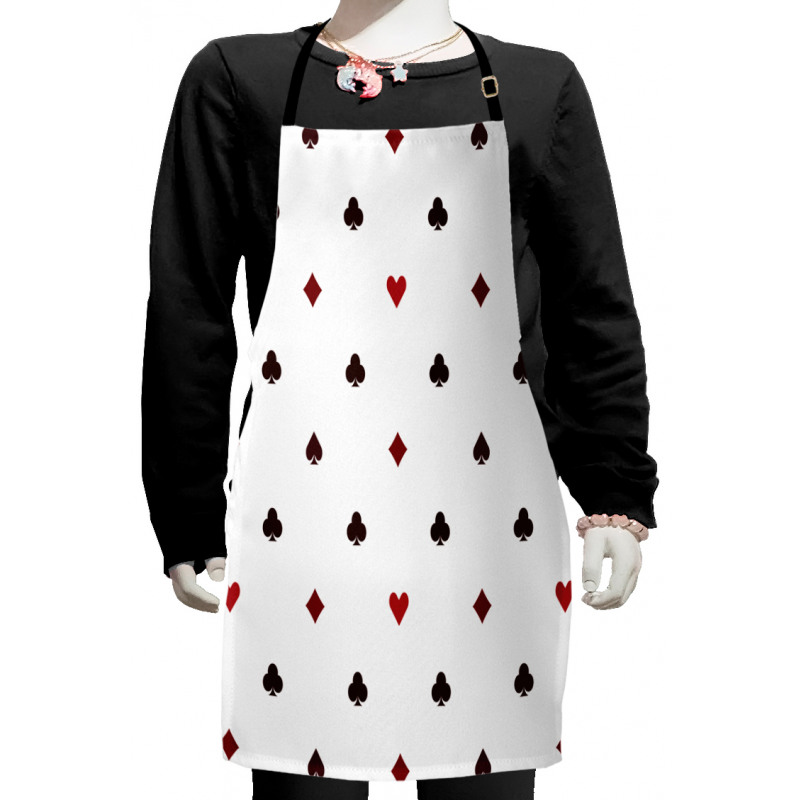 Gambling Club Minimalist Kids Apron