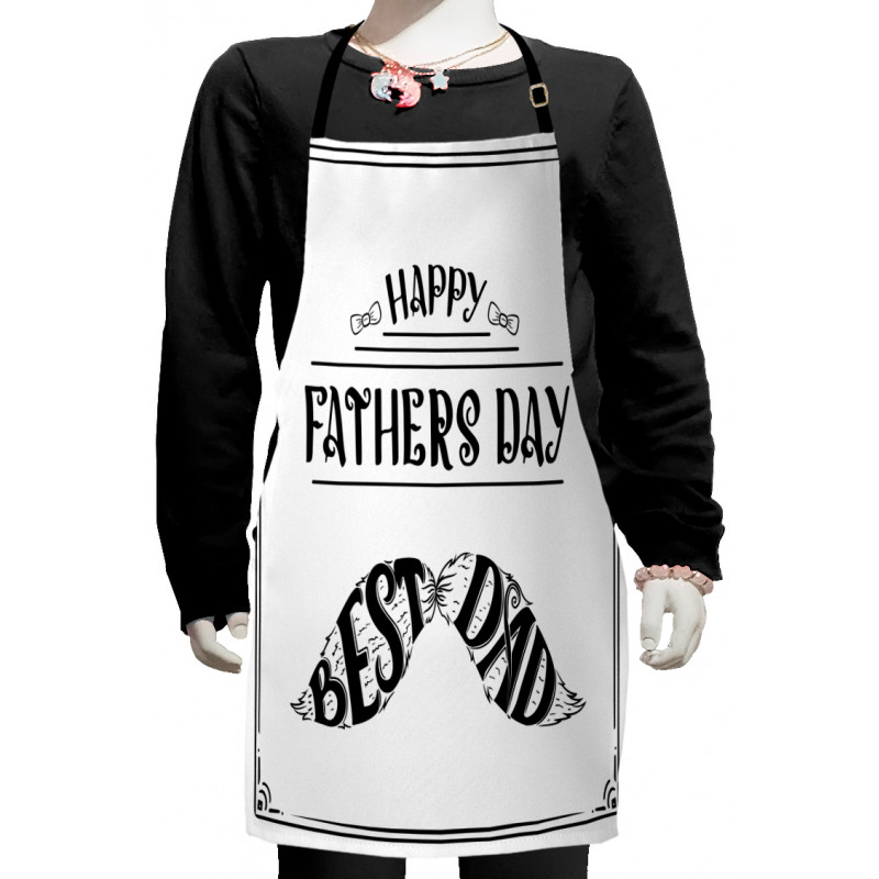 Monochrome and Framed Kids Apron