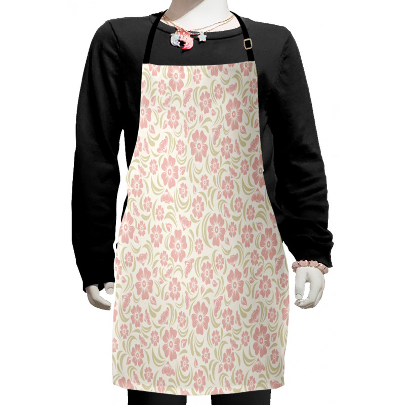 Old Fashioned Floral Kids Apron