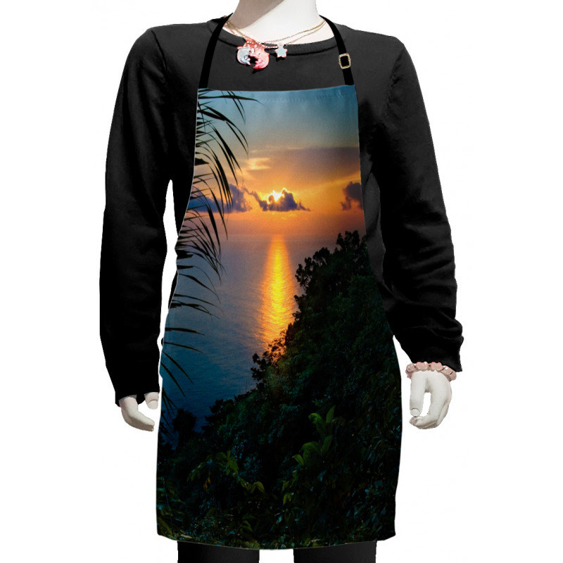 Sunrise on Ocean Seaside Kids Apron