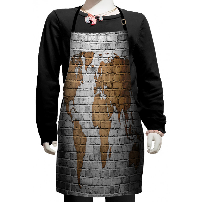 Countries Continents Kids Apron