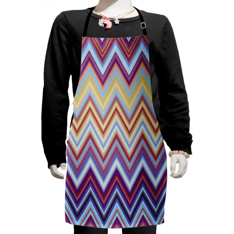 Chevron Small Strikes Kids Apron