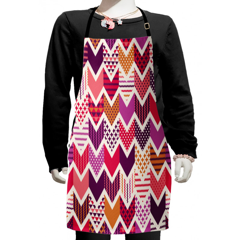 Arrow Chevron Geometry Kids Apron