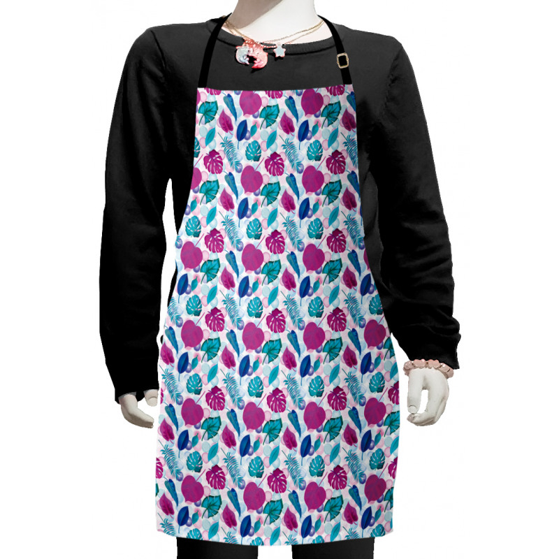 Tropic Leaves Rounds Kids Apron