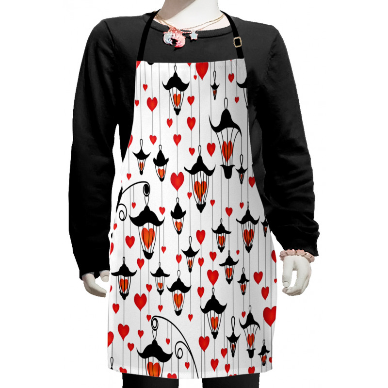 Lanterns and Hearts Kids Apron