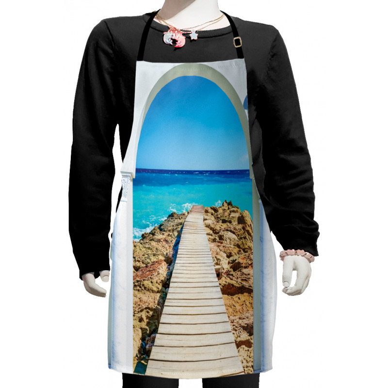 Sea with a Quay Coast Kids Apron