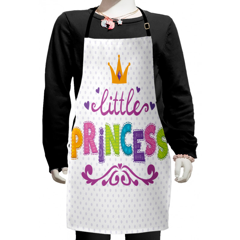 Little Princess Words Kids Apron