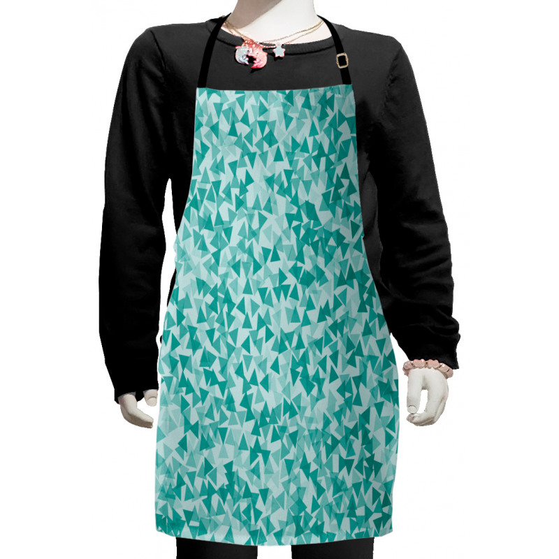 Modern Triangles Kids Apron