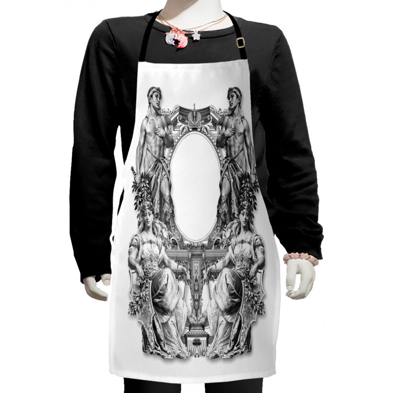 Baroque Crown Kids Apron