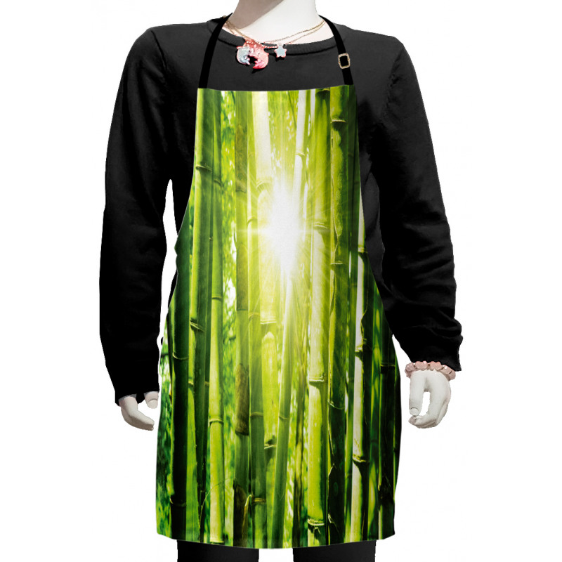 Sun Beams in Wild Jungle Kids Apron