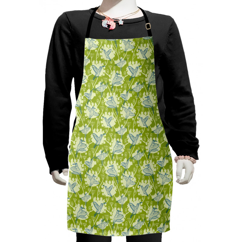 Garden Hummingbird Kids Apron