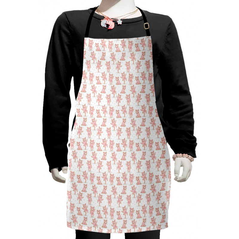 Pigs and Polka Dots Kids Apron