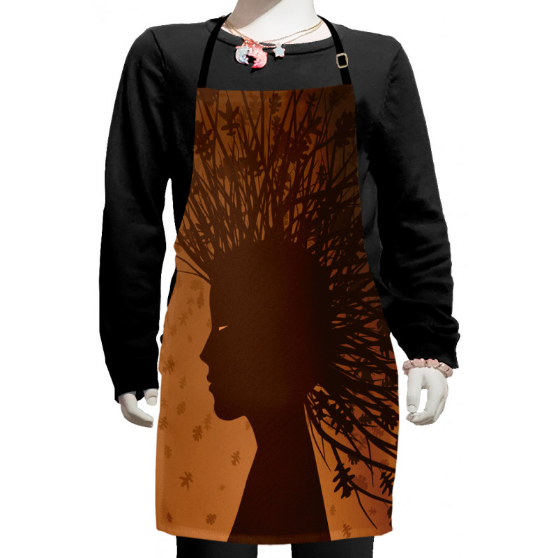 Autumnal Elements Hair Kids Apron