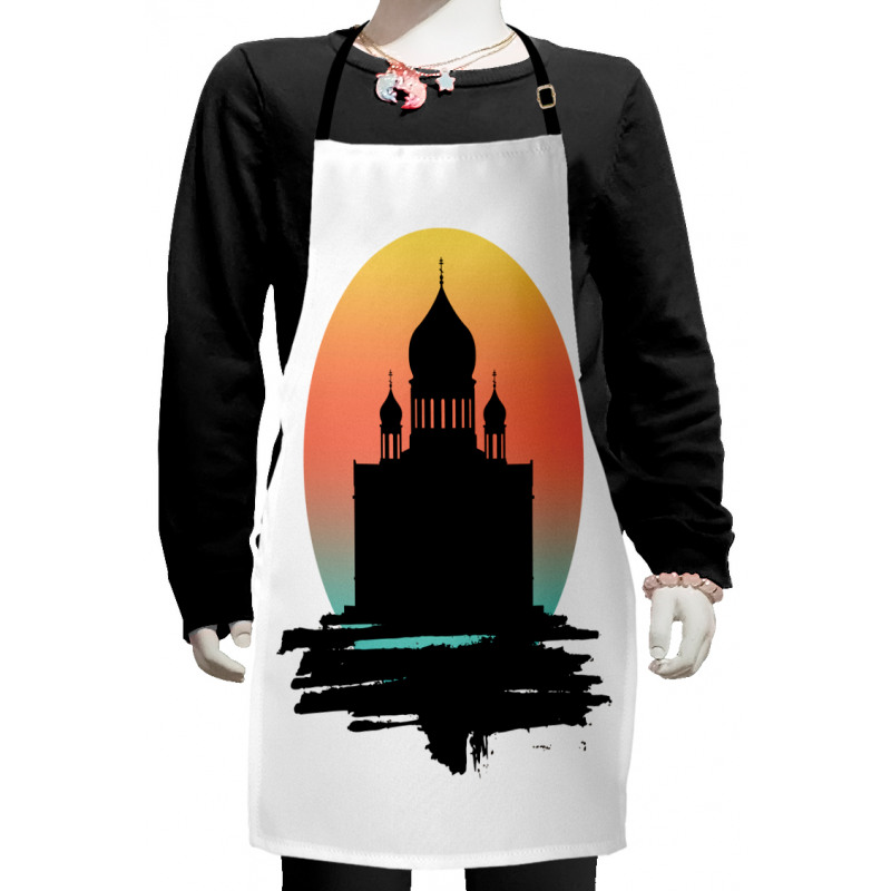 Slavic Architecture Art Kids Apron