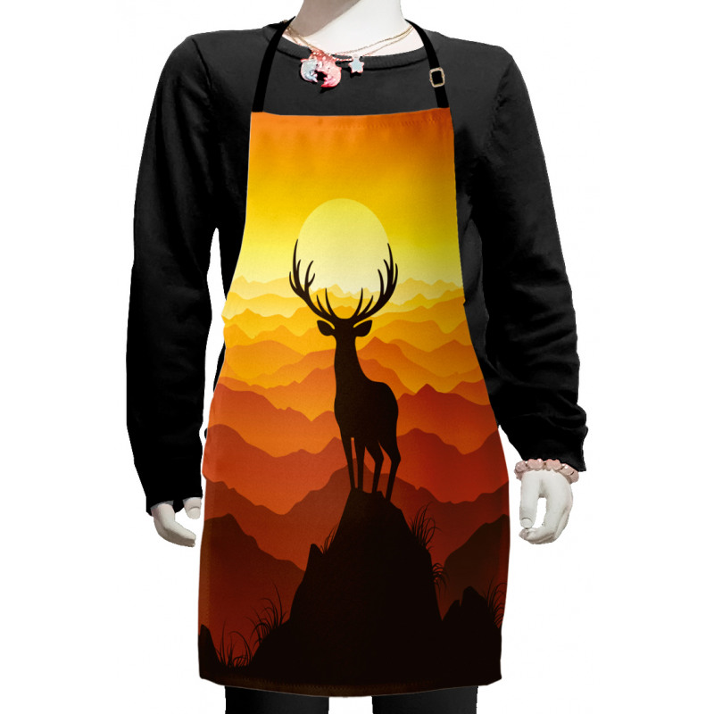 Wildlife Sunset Hill Kids Apron