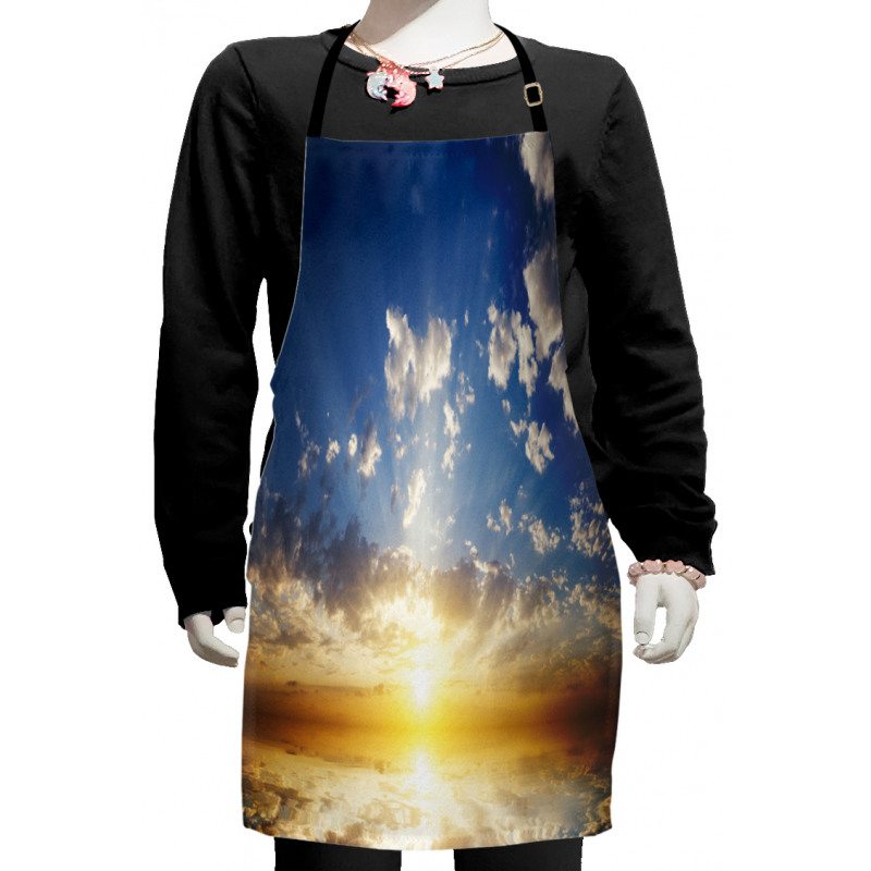 Sunset Reflection on Sea Kids Apron