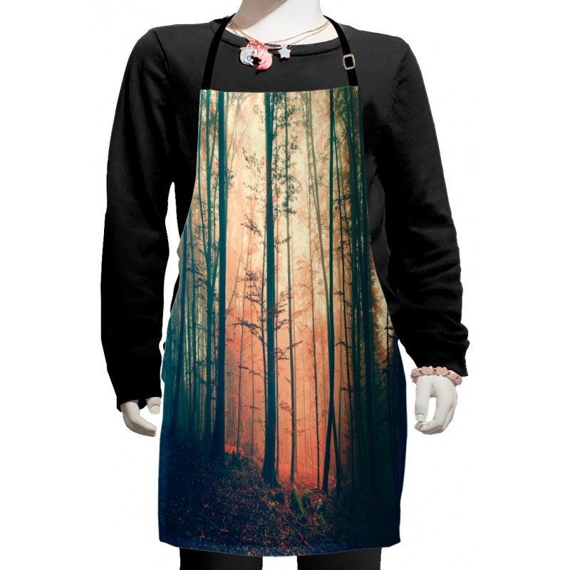 Autumn Forest Woodland Kids Apron