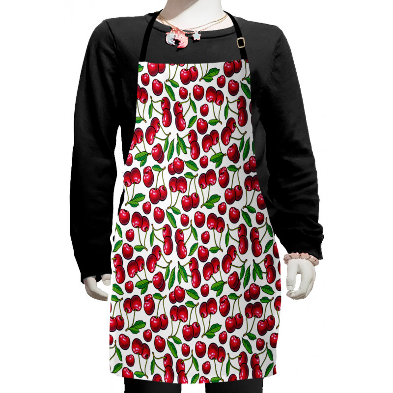 Cartoon Summer Fruit Art Kids Apron