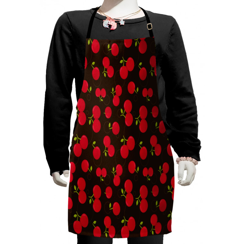 Repeating Summer Fruit Kids Apron