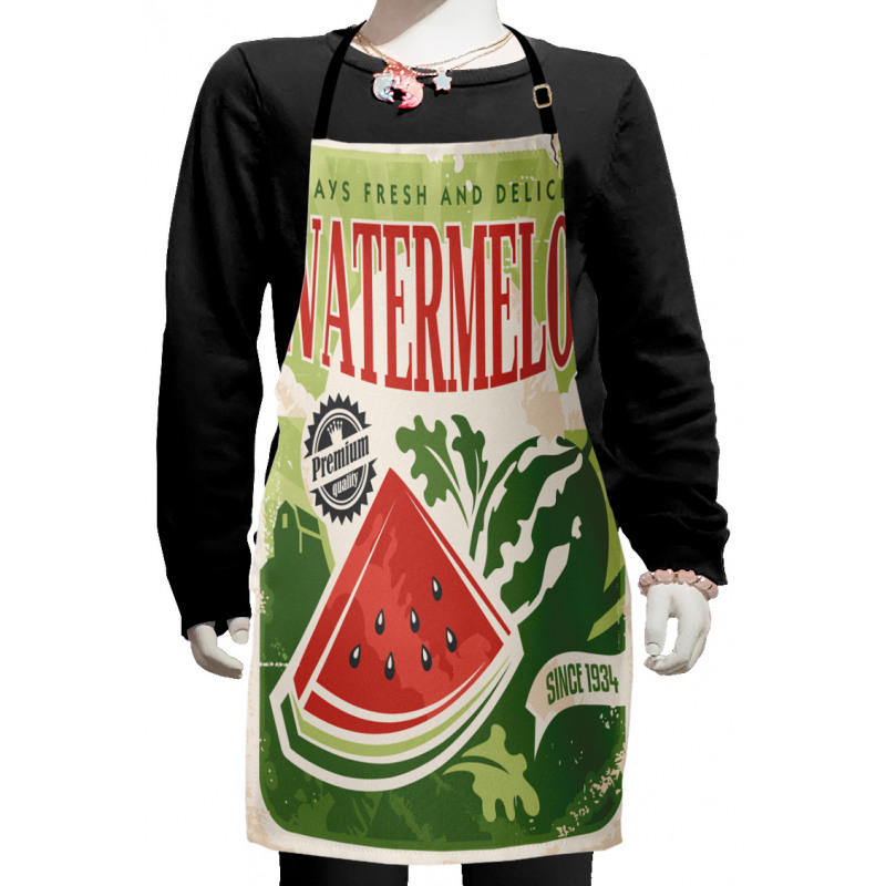 Old Faded Funny Graphic Kids Apron
