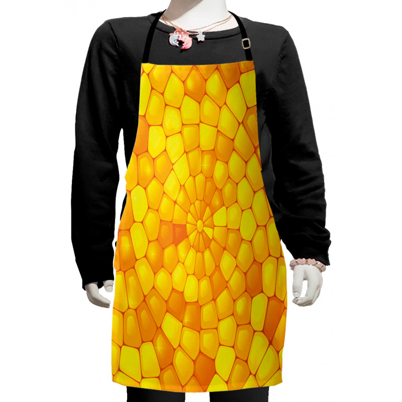 Abstract Corn Pattern Kids Apron