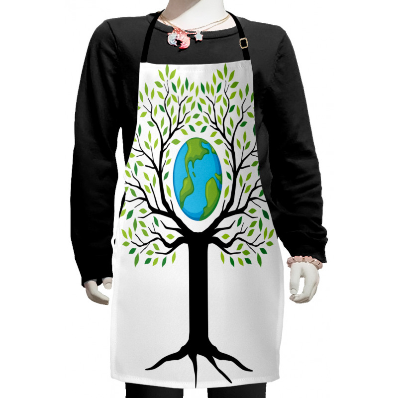 Green Friendly Earth Kids Apron