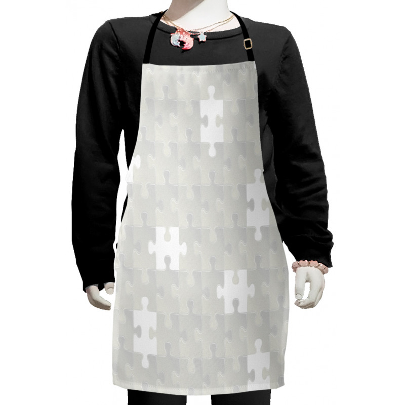 Puzzle Game Hobby Theme Kids Apron