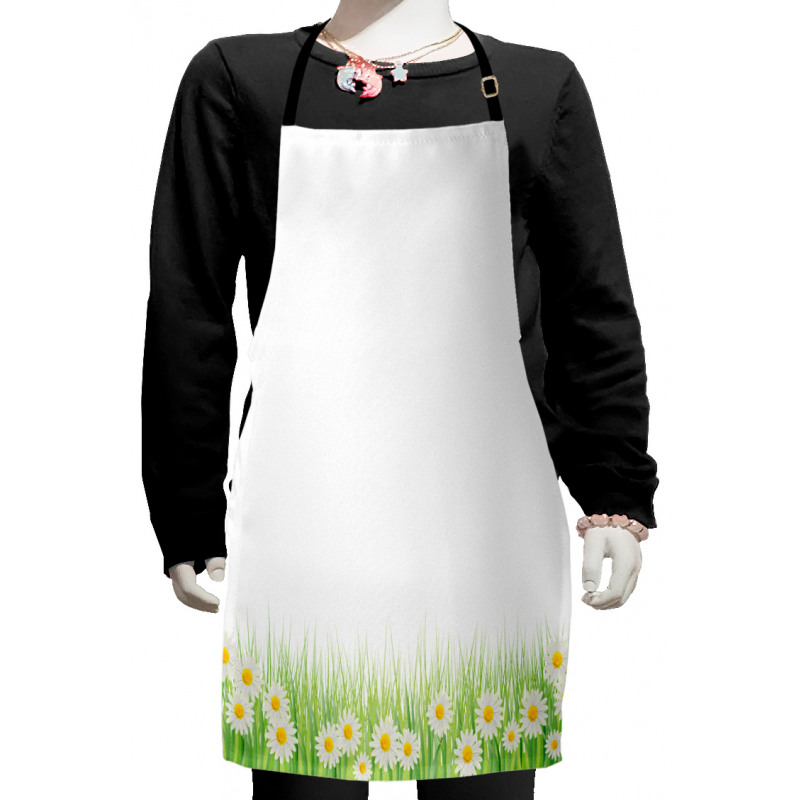 Daisies in the Grass Kids Apron