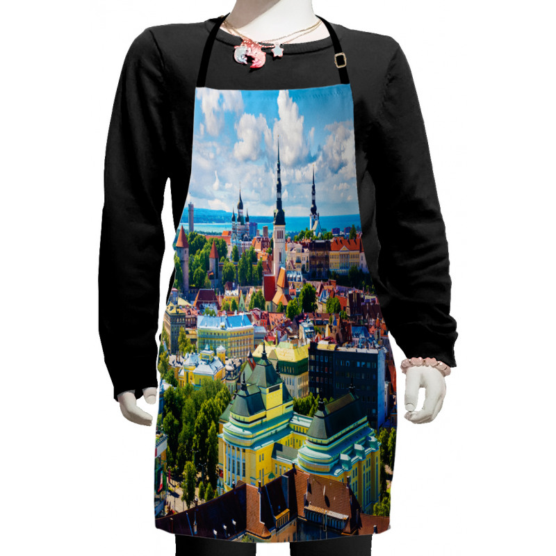 Town Tallinn Estonia Kids Apron