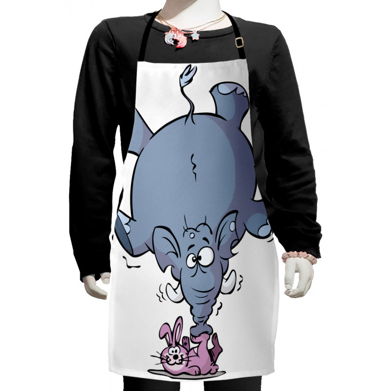 Rabbit Mascot Animal Kids Apron