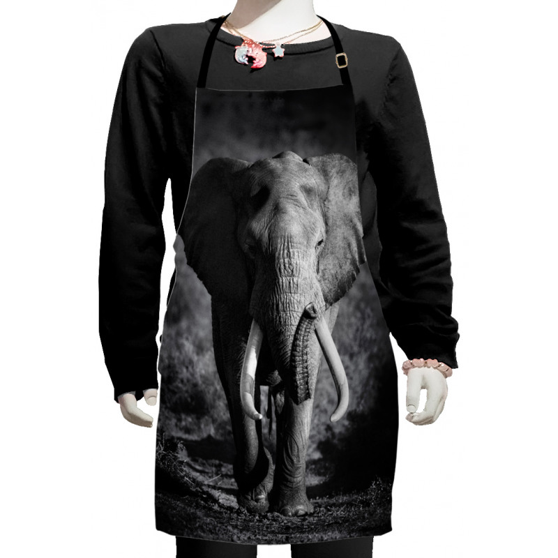 Exotic Wildlife Elephant Kids Apron