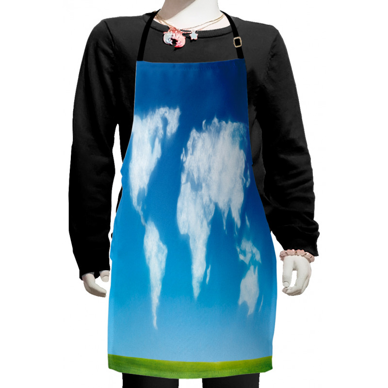 Colored Clouds in Sky Kids Apron