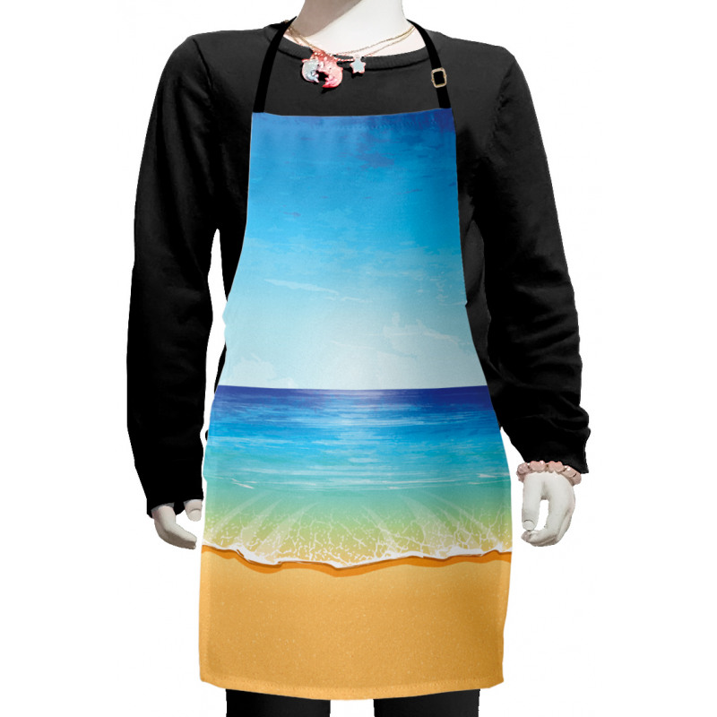 Exotic Hot Sunny Nature Kids Apron