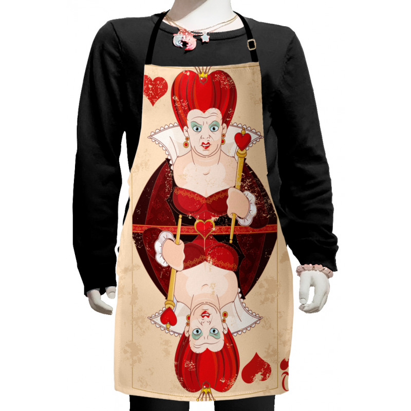 Queen Cards Kids Apron