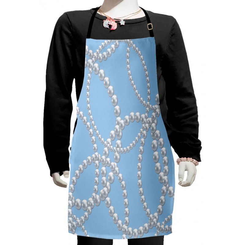 Pearl Necklace Bracelet Kids Apron