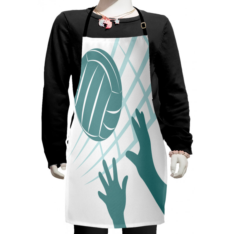 Close Up Hands and Ball Kids Apron