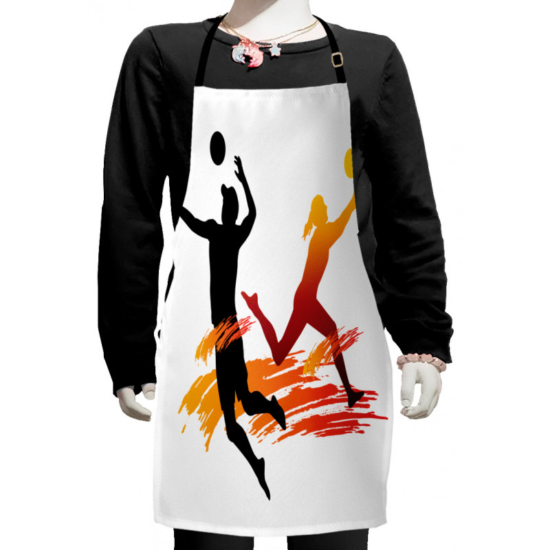 Male and Female Striking Kids Apron